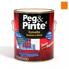 Tinta Esmalte Sintético Peg Pinte Eucatex Laranja 3,6 Litros
