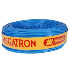 Cabo Elétrico Flexível Megatron 4.0mm² Azul Rolo 100m
