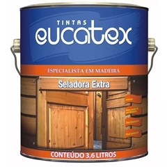 Seladora para Madeira Eucatex Extra Brilho 3,6 Litros
