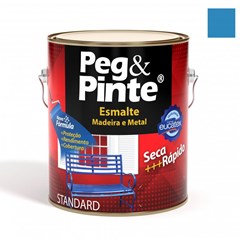 Esmalte Sintético Eucatex Peg & Pinte Brilhante Azul Mar 3,6 Litros