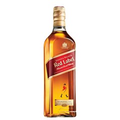 Whisky Johnnie Walker Red Label Blended Scotch 1 Litro Original