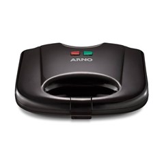 Sanduicheira e Grill Arno Preta 127V Antiaderente Compacta