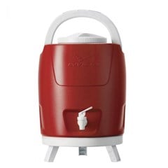 Botijão Térmico Invicta Robust com Tripé 9 Litros Vermelho