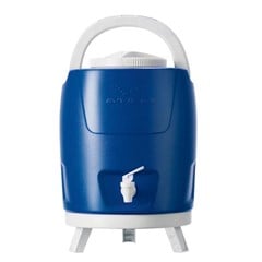 Botijão Térmico Invicta com Tripé 9 Litros Azul com Torneira para Líquidos Quentes e Frios