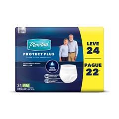 Fralda Geriátrica Plenitud Protect Plus P/M Leve Mais Pague Menos 24 Unidades