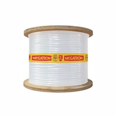 Bobina Cabo Elétrico Paralelo Megatron 2x4,00mm Branco 400 Metros