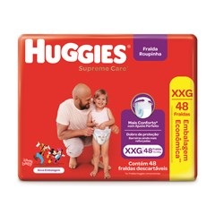 Fralda Calça Huggies Supreme Care Hiper XXG 48 Unidades