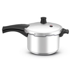 Panela de Pressão Rochedo Turbo Top Polida 4,5 Litros