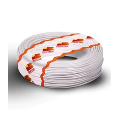 Cabo Paralelo Ibérica 2x1.50mm Branco Rolo 100 Metros
