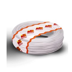 Cabo Elétrico Paralelo Iberica 2x2.50mm Branco Rolo 100 Metros