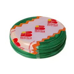 Cabo Flexível Elétrico Ibérica 4.0mm² Verde Rolo 100 Metros