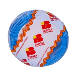 Cabo Flexível Elétrico Ibérica 4.0mm² Azul Rolo 100 Metros