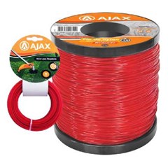 Fio de Nylon para Roçadeira Ajax Quadrado 3mm 2kg 224 Metros