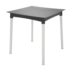 Mesa Lateral Plástica Tramontina Diana Preta para Ambientes Compactos