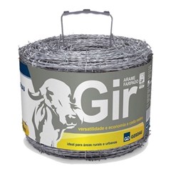 Arame Farpado Gerdau Gir 1.6mm Rolo 250 Metros para Cerca e Proteção