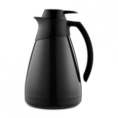 Bule Térmico Sanremo Acolher Inox Preto 1 Litro Design Elegante