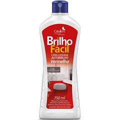Cera Liquida Brilho Facil Vermelha 750Ml