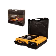 Fogão Portátil Western a Gás Butano para Camping e Lazer