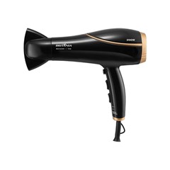 Secador de Cabelo Britânia Shine Preto/Dourado Bivolt