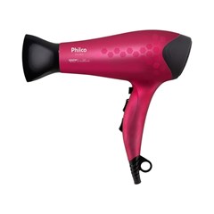 Secador de Cabelo Philco Íon Tourmaline Vermelho Bivolt