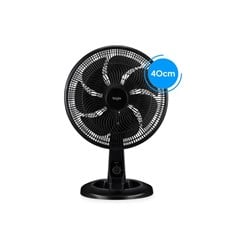 Ventilador de Mesa Elgin Preto 7 Pás 40cm 127V