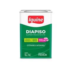 Tinta Acrílica para Piso Iquine Branco Neve 18 Litros Brilho Intenso