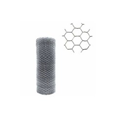 Tela Pinteiro Galvanizada COMEP 1 Polegada (24”) x 50 Metros - Ideal para Cercamento
