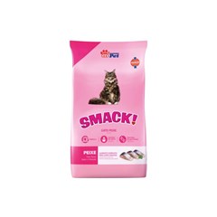Ração Smack Gato Sabor Peixe para Gatos Adultos 20kg