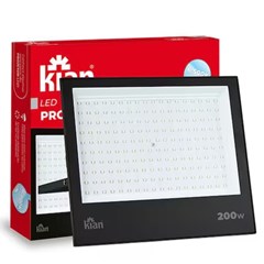 Projetor LED Kian K200 Bivolt Luz Fria 6500K Preto