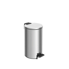 Lixeira Rayco Inox com Pedal 12 Litros para Cozinha Banheiro