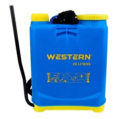 Pulverizador Costal Western com Trava 20 Litros Manual para Jardim e Agricultura